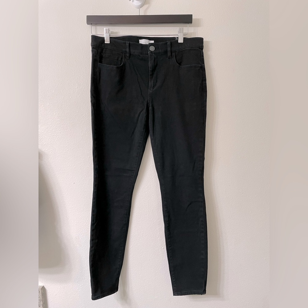 Loft Black Soft Brushed Legging Style Pants Size 4/27